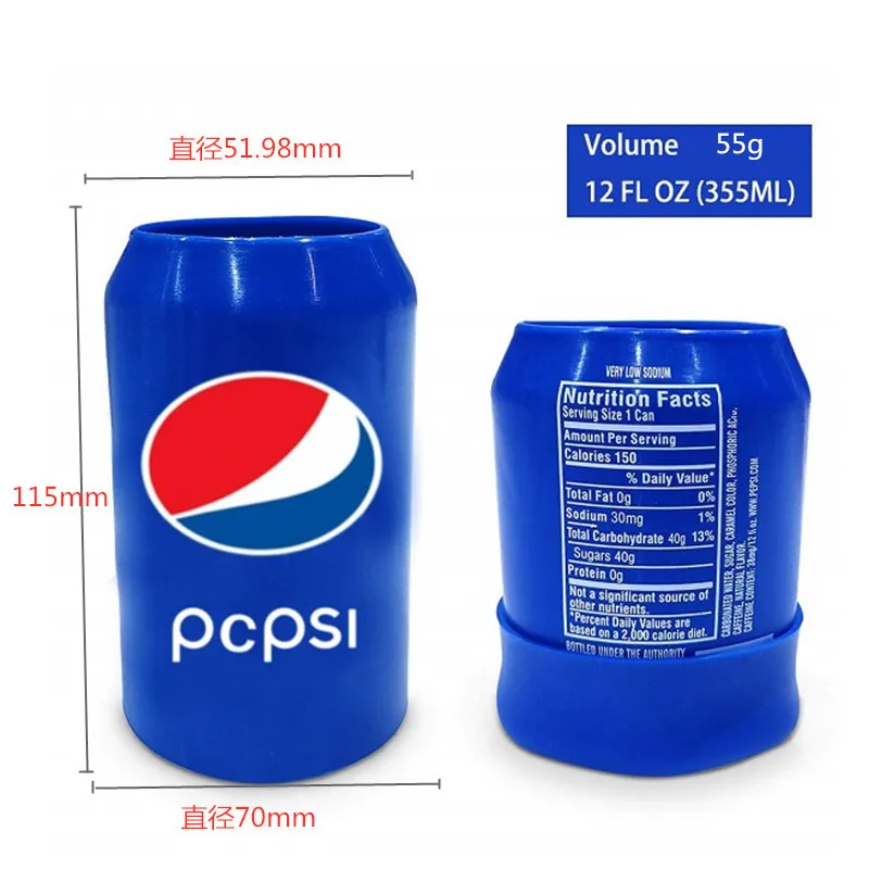 355ML Beer Can Covers Hide Beer Can cola Sleeve Cover Alcohol Disguise Silicone Beer Sleeve For Outdoor