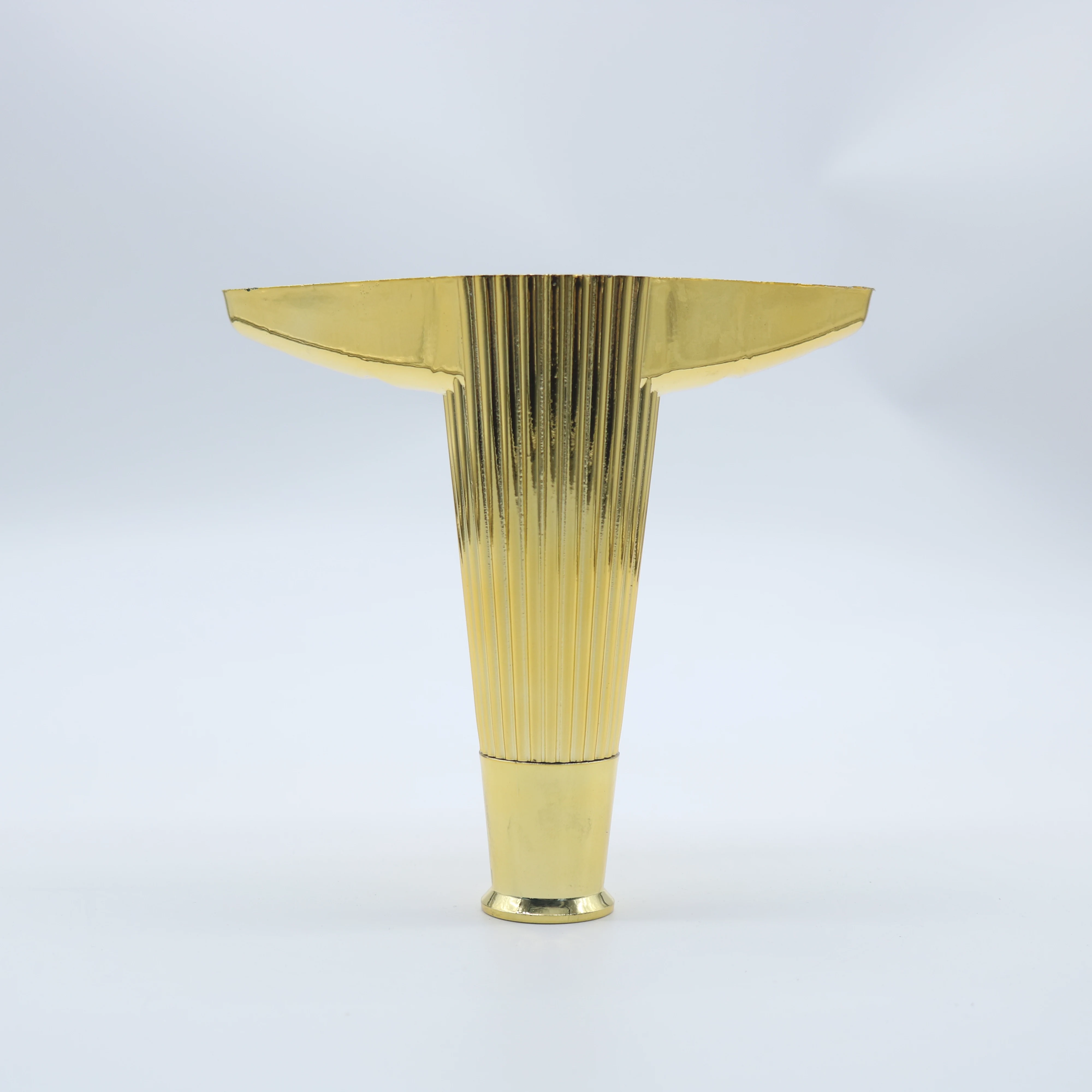 Wholesale Metal Fashion Rose Gold Sand Hair Leg Hardware Modern Gold Foot Heavy-Duty Table Legs Corner Sofa Legs