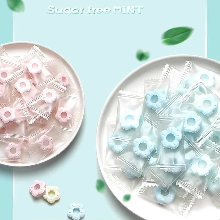 New Wholesale Tablets Sweets Mint confectionery Mixed Fruit Flavor Hard Candy Strong Cool Sugar Bulk Free Mints Candy