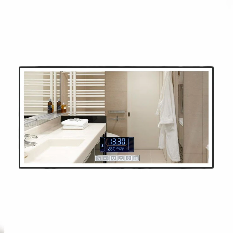 Pexmax High Quality Bathroom Defogging Smart Mirror Bluetooth LED Bathroom Smart Bath Mirror
