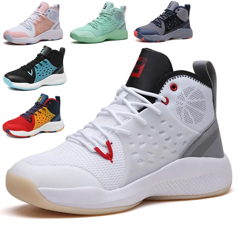 Новое поступление, Лидер продаж, оригинальное качество, брендовые дышащие сетчатые кроссовки, спортивная обувь, Мужская Баскетбольная обувь