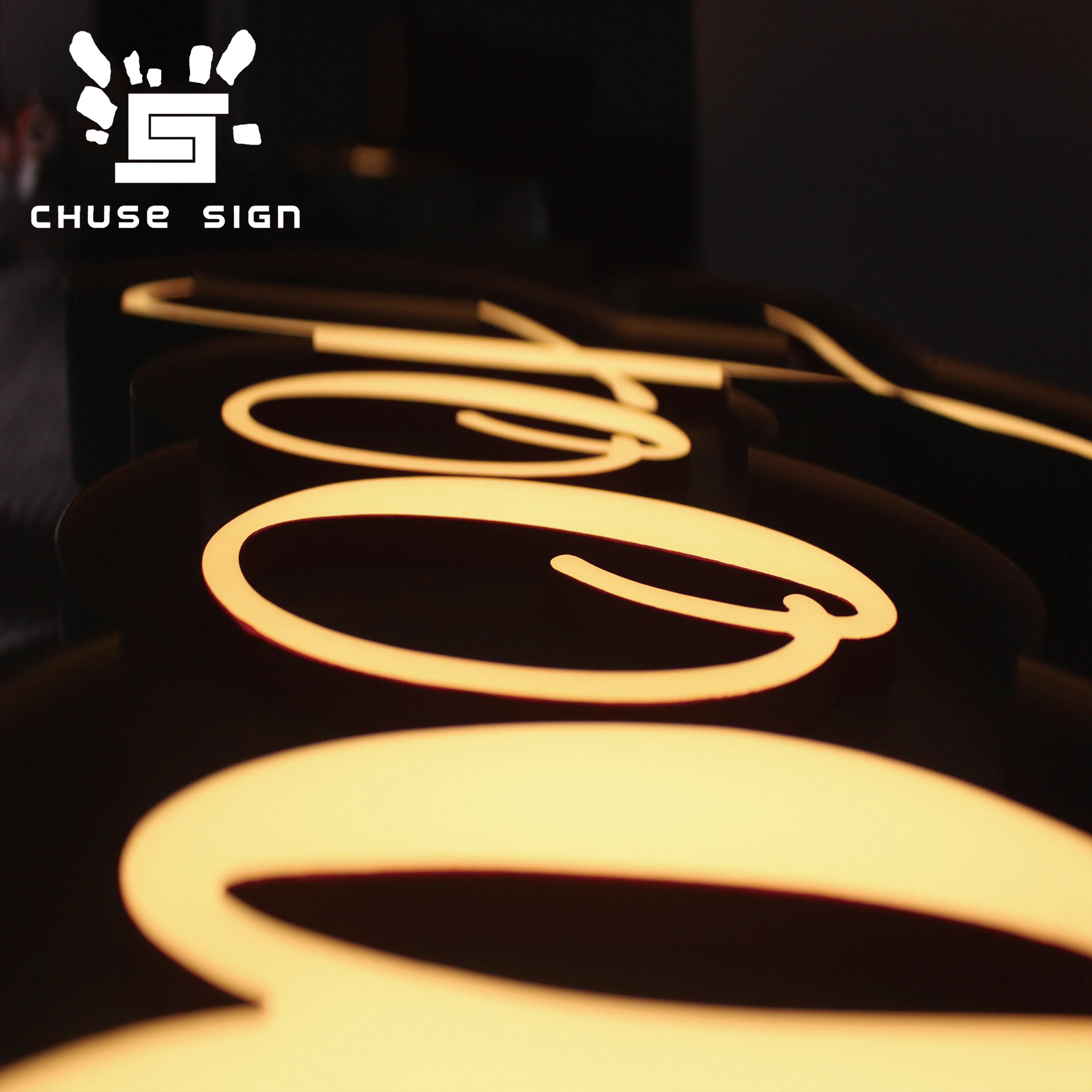  CHUSE led letter Custom sign Electronic Channel Letters Led Light Box
