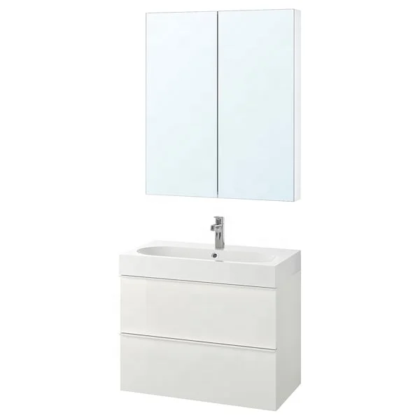 Горячая Распродажа современная ванная комната Ванна шкаф тщеславие для ванной комнаты