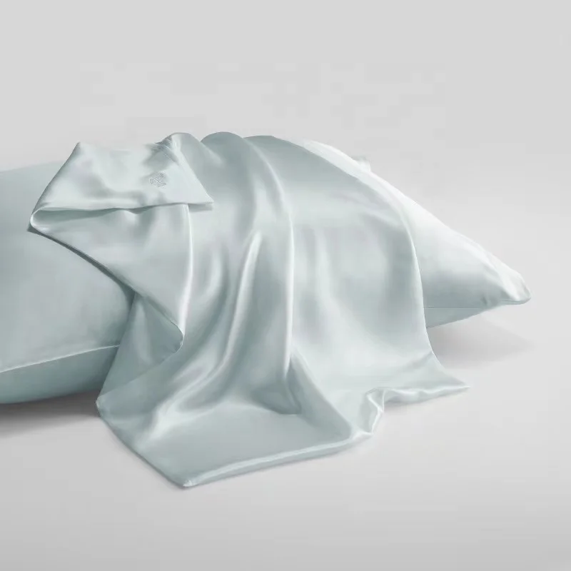 Wholesale anti-bacteria hometexile fabric like silk soft soild luxury silk bambo fabric pillowcase