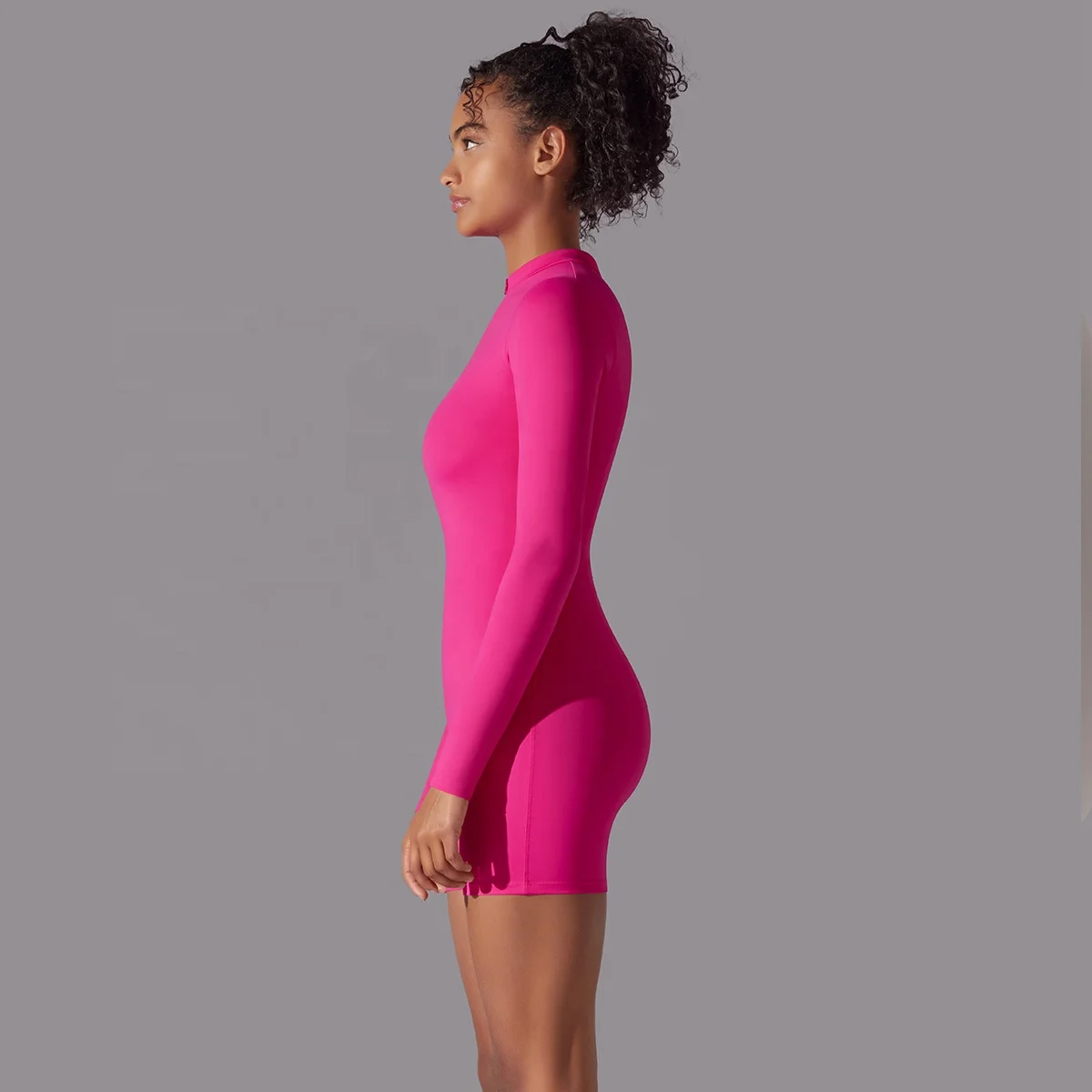 Yoga Jumpsuit Custom Logo 75% Nylon 25% Spandex Bodycon Short Rompers Workout Clothing Training Wear Fitness Yoga Wear