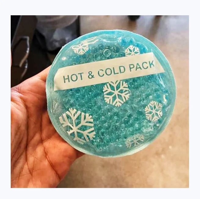 Aqua Pearl Hot Cold Gel Pack / Round Gel Ice Pack / Cold Therapy Gel Beads Ice Gel Pack Reusable