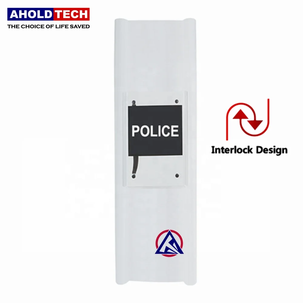 
Aholdtech PRT57 Interlock Contectable Shield Wall PC polycarbonate Rectangle Police Army Anti Riot Shield 