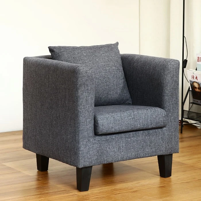 
Simplicity small apartment fabric sofa coffee shop milk tea shop bench sofa 