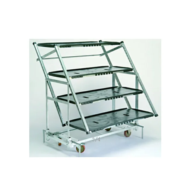 Factory Wholesale Customized Size Galvanized Convenient and Durable Garden Trolley Cart