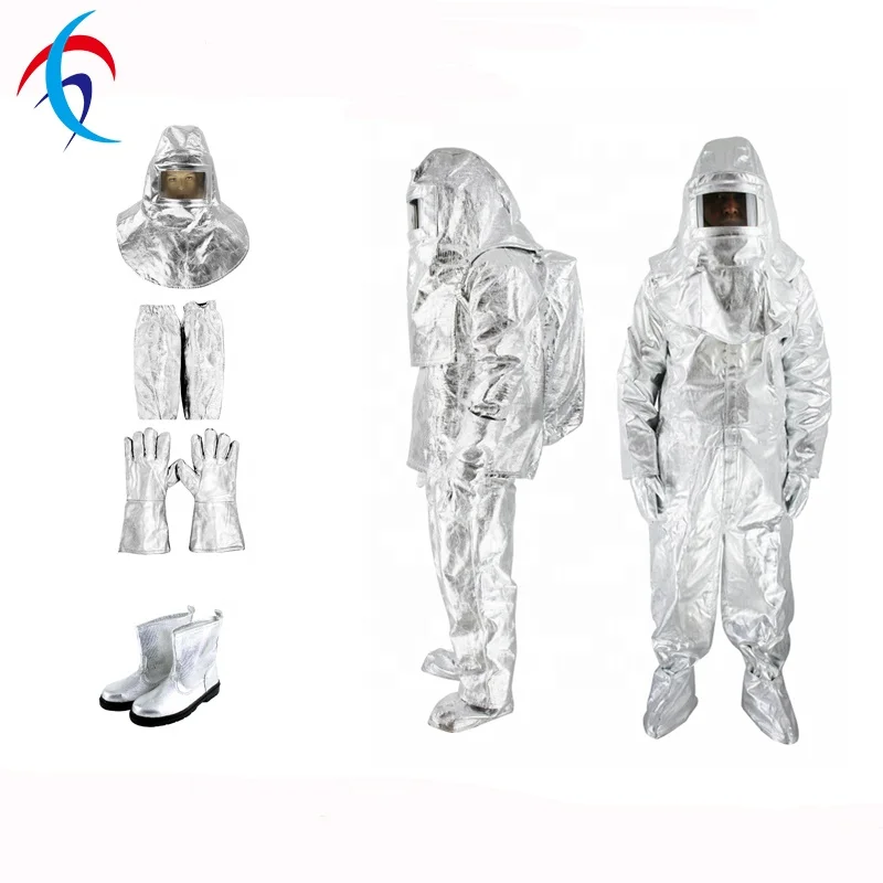 Wholesale Factory Direct Supply 1000 Degree Aluminum Foil  Fire Proof Suit Heat Resistance Equipment for Rescue