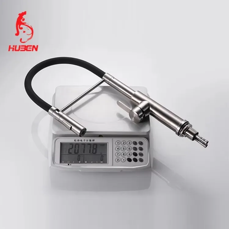 High quality modern brass drop down kitchen faucet, hot and cold mixed kitchen sink faucet