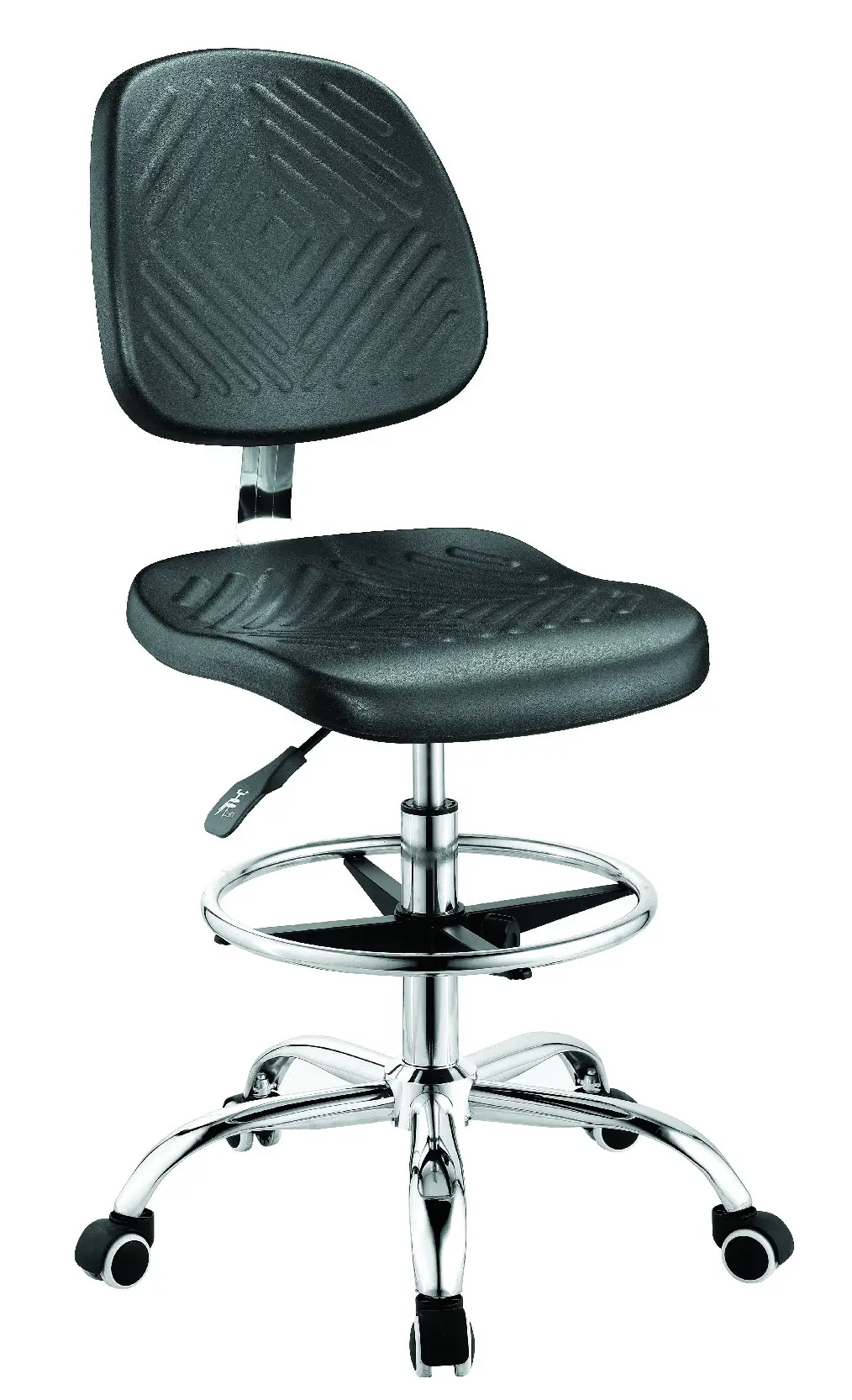 Professional Dentist Chair Laboratory Chair with Mobile Wheels and Backrest