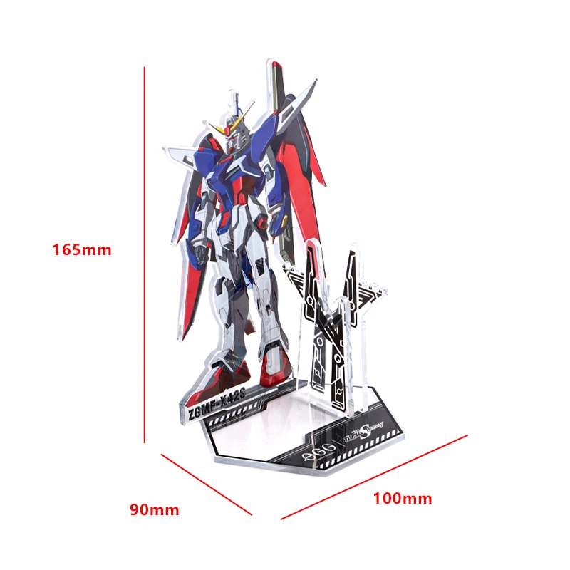 wholesale sources customized cartoon characters toys kids Gundam model kit Bandai acrylic standees anime for gift decorate