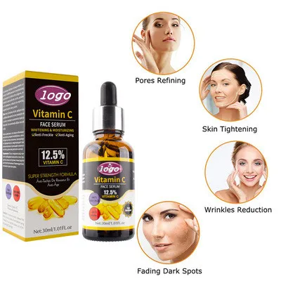 Сыворотка VC увлажняет кожу и разбавляет меланин с мелкими линиями