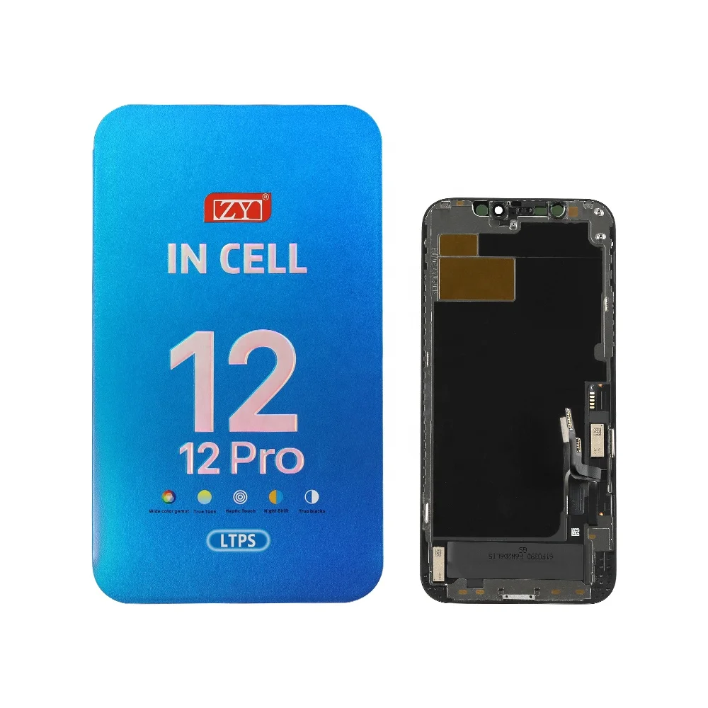 elekworld wholesale price zy incell LCD displays for iPhone x xr 11 12 Pro digitizer replacement screen for iPhone parts