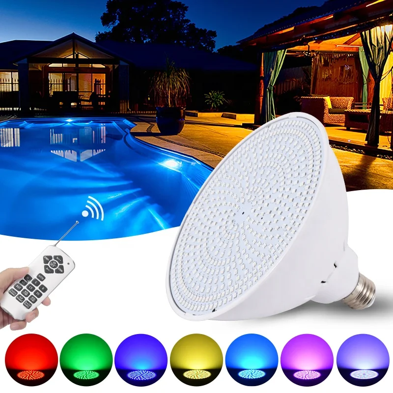  PAR38 12V RGB IP68 подводный waterpool плавательный бассейн светодиодные Подземные встраиваемые фонтан