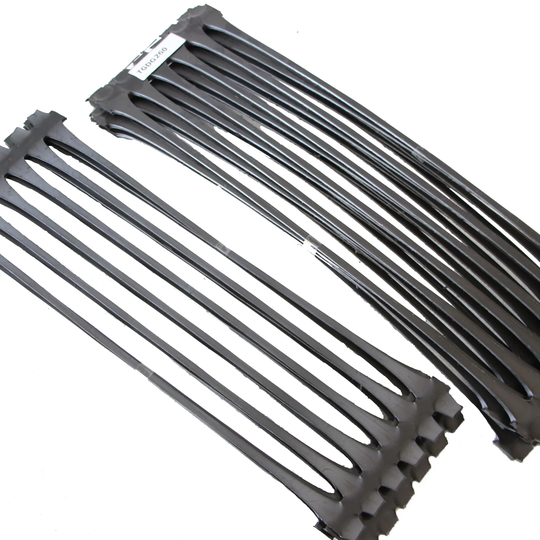 Конструкция гражданского строительства, одноосевая георешетка для подпорной стены