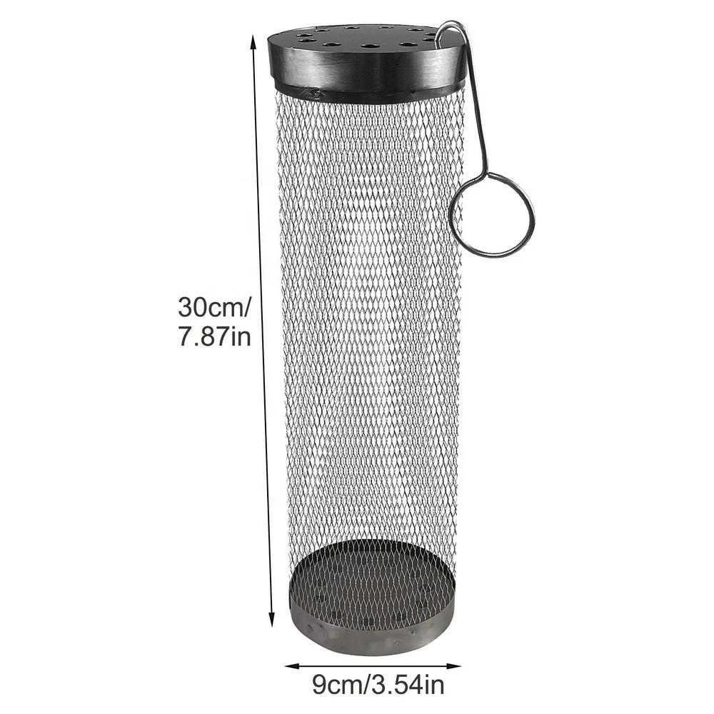 Stainless Steel BBQ Grill Oven Rotated Roaster Drum Peanut Coffee Beans Basket Portable Outdoor Barbecue Accessories For Home