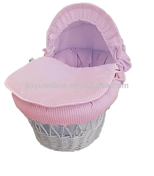 Cuddles Collection baby wicker moses basket (1555186559)