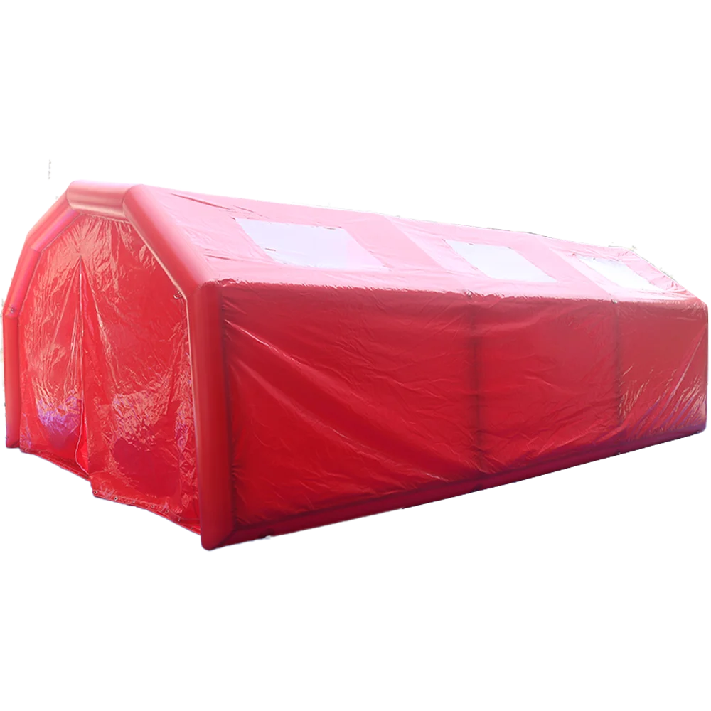 Inflatable Tunnel Refugees Tent Outdoor Portable Pvc Rainproof Hospital First Aid Inflatable Large Emergency Medical Tent