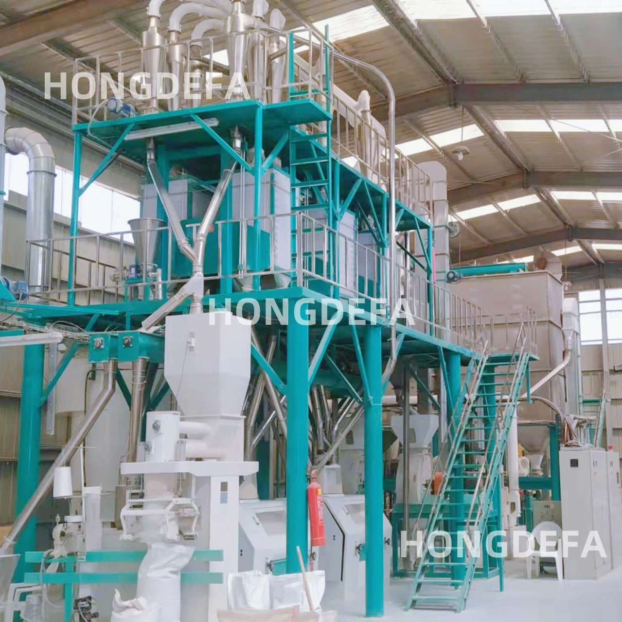 50t/d corn flour milling plants in the whole Africa with high quality