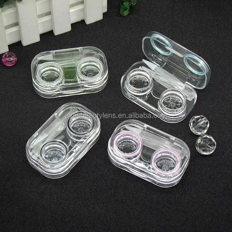 Wholesale Hot Sale Contact Lens Case Travel Kit And Convenient Contact Lenses Box contact lens case