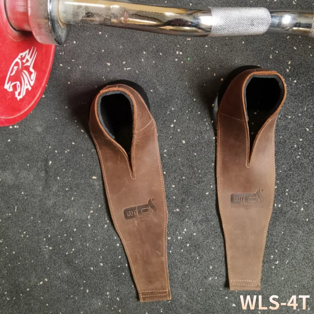 Leather Weight Lifting Straps Wrist Wraps Support Braces for Power Lifting,Cross Fitness,Weightlifting,Gym,Deadlifts,pull Ups