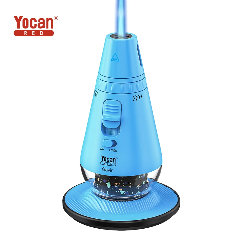 Luxury Modern Red Gavin Windproof Jet Torch Lighter Butane Torch Lighter With Piezo Ignition System