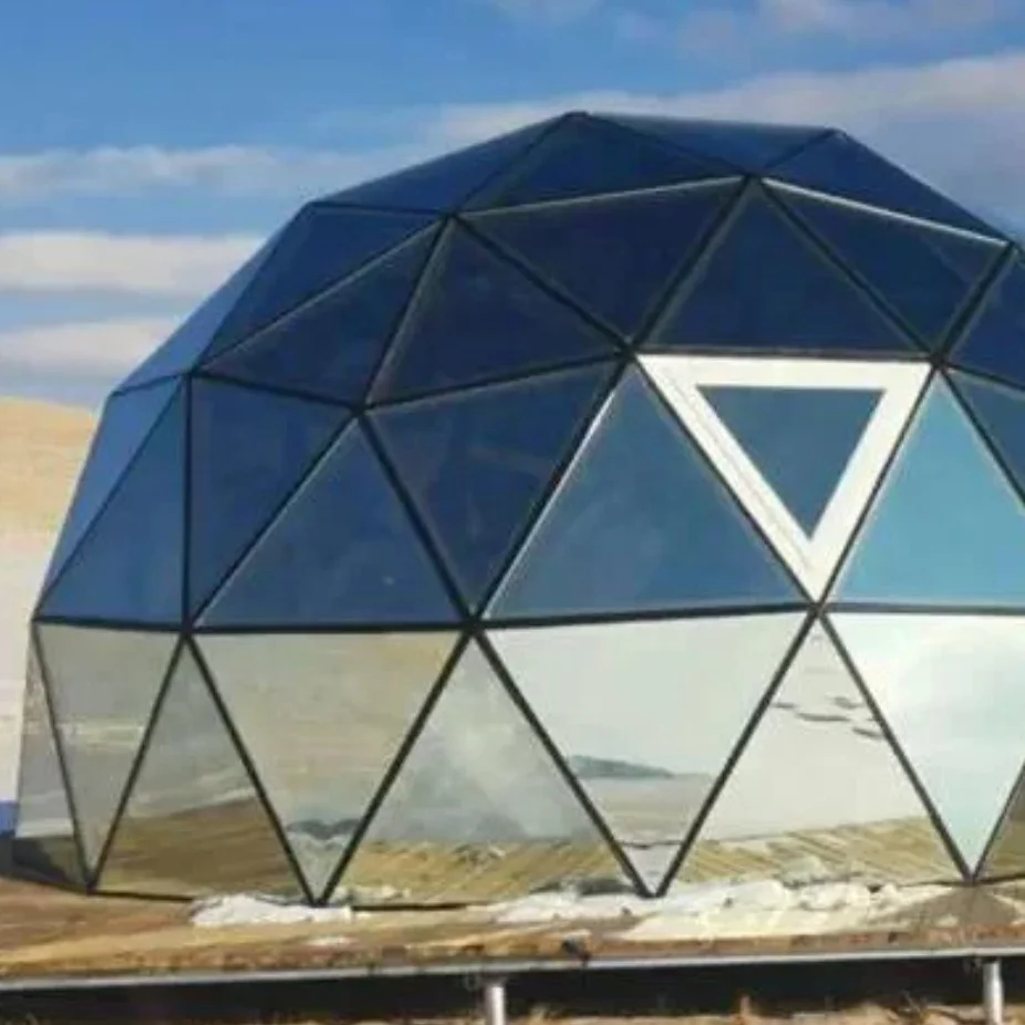 Роскошные гостиничные стеклянные палатки для кемпинга курортный прозрачный геодезический купол стеклянный дом 6 м до 30 стеклянное покрытие купольная палатка глэмпинг