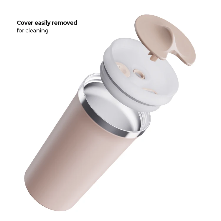 custom travel stainless steel metal double wall vacuum insulated thermal sippy coffee water mugs cups tumbler with lid and straw