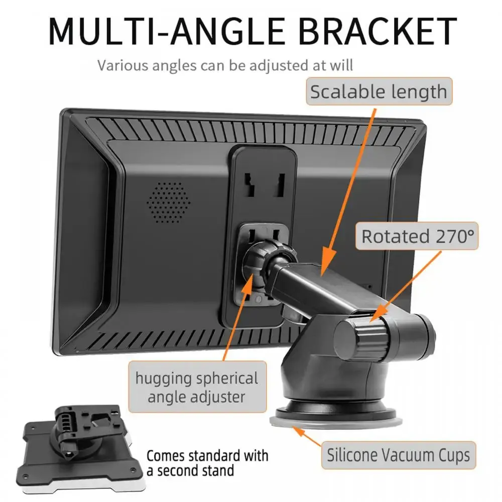 7 Inch Carplay Monitor Touch Screen Universal Portable Wireless Android Auto Wifi Car Play Radio Stereo DVD Player For bmw truck