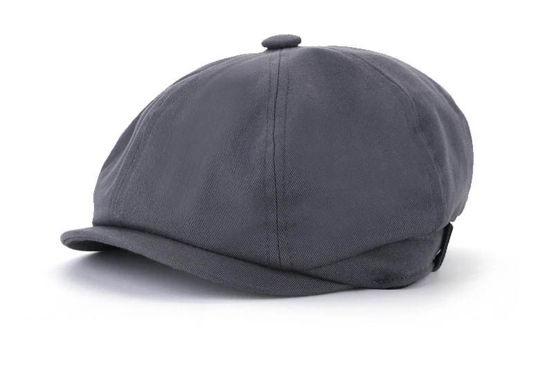 Cotton Breathable Retro Octagonal Hat Large Size Men Flat Peaked Cap Fashion Women Painter Beret Hats