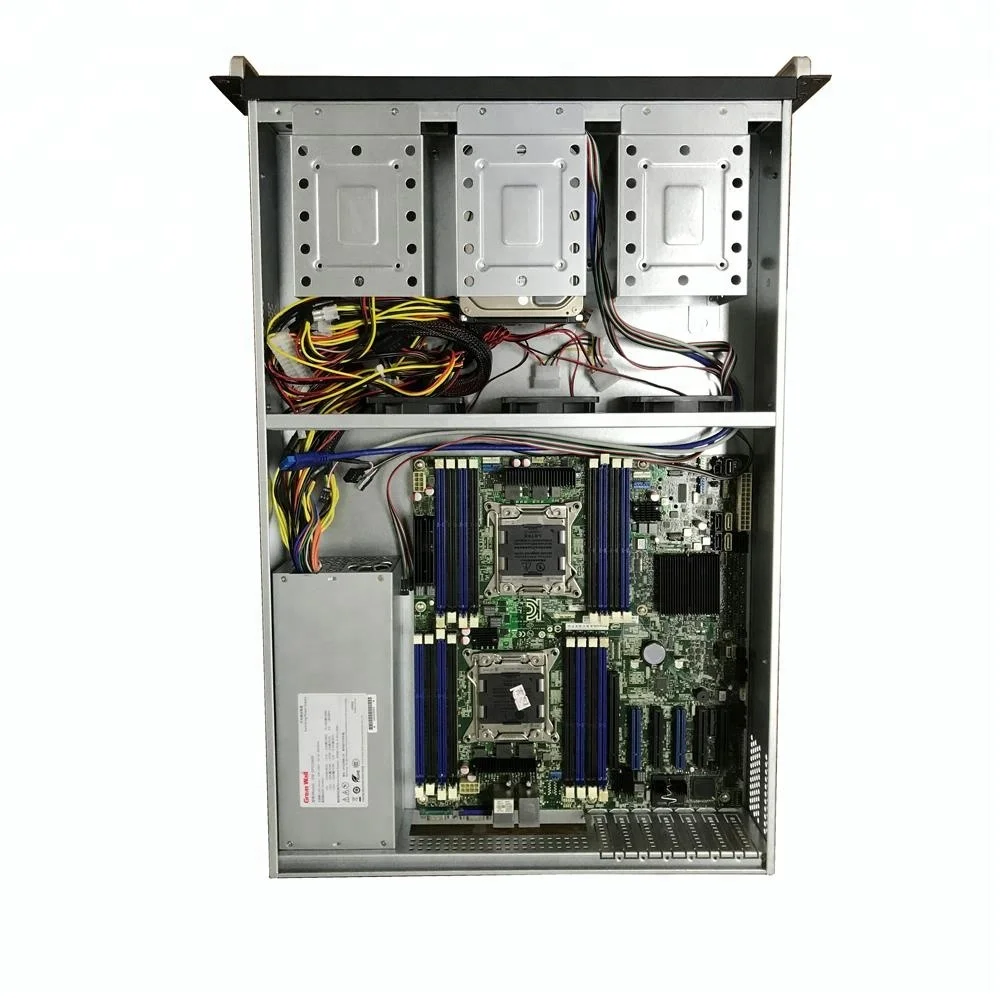 19 inch server case  2u industrial  rackmount chassis 650mm nas storage case