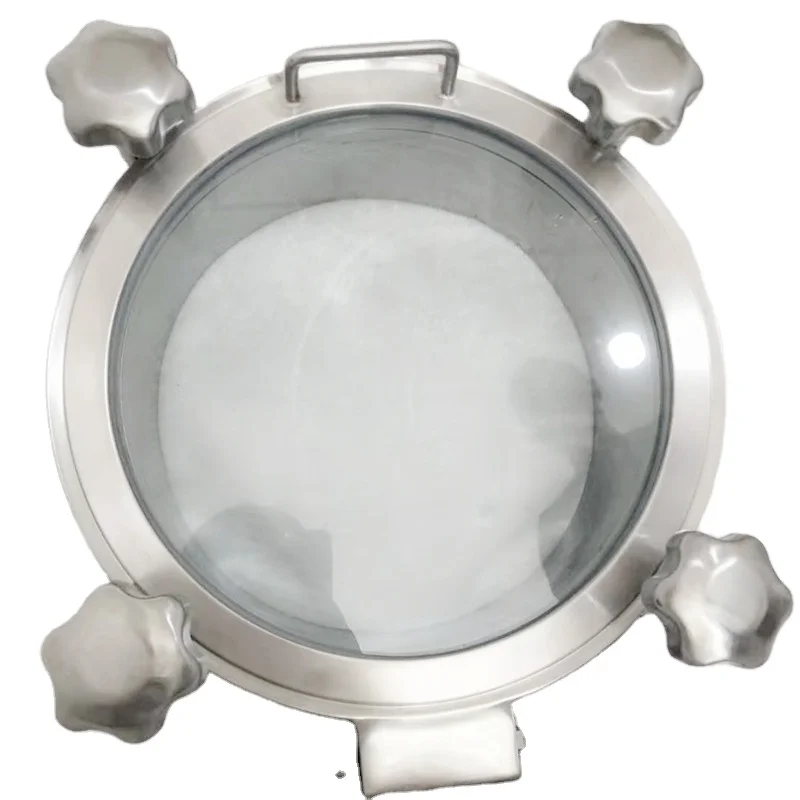 China Sanitary Outward Manway With Sight Glass, High Quality 304&316 Stainless Steel Manhole