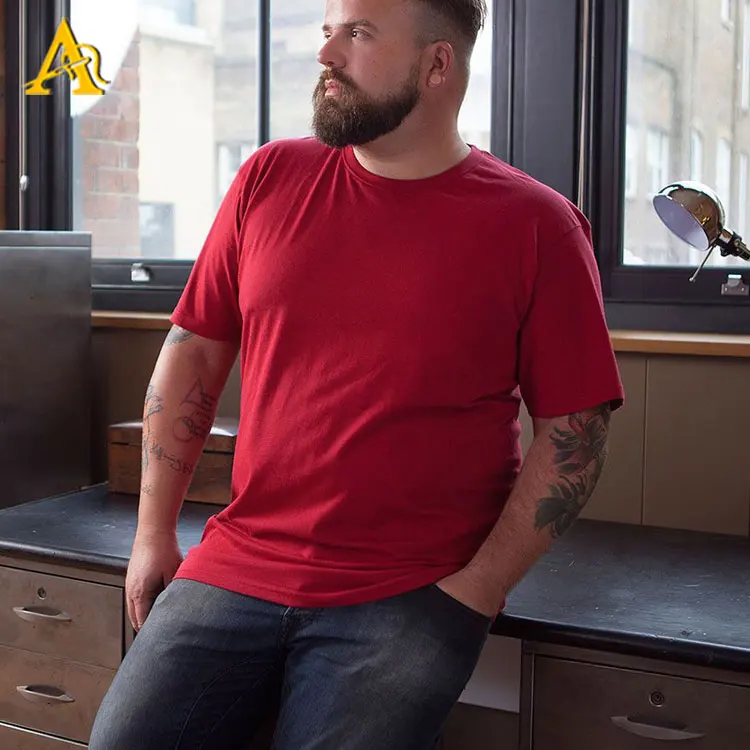 
Plus Size T-Shirts Wholesale Blank Mens 100% Cotton Oversized Tshirt 
