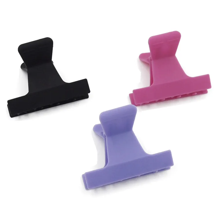 12pcs Clamps Non-slip Custom Logo Plastic Butterfly Hair Clip