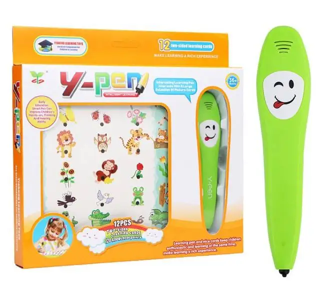 children 2-4 years  Smart Learning Pen Kids Education Smart Pen English Language Learning Reading Cards Reader for Children