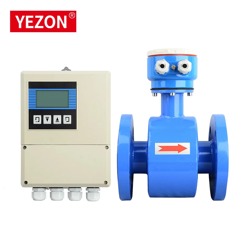 Pipeline Tetrafluoroethylene Lining DN65 Electromagnetic Flowmeter Manufacturer Separated Magnetic Flow Meter for Laboratory