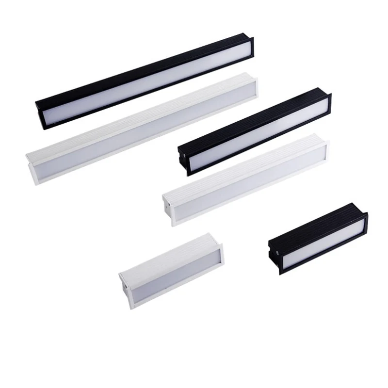 Recessed Frosted Diffuser LED Linear Light 5W 10W 15W 20W 30W 40W 45W LED Matrix Light Matt White and Matt Black