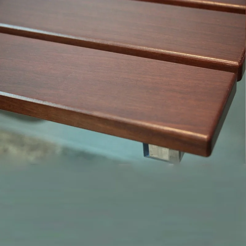 
YUSUN Hot Sale Wood Wall Mounted Shower Seat Folding for Bathroom 