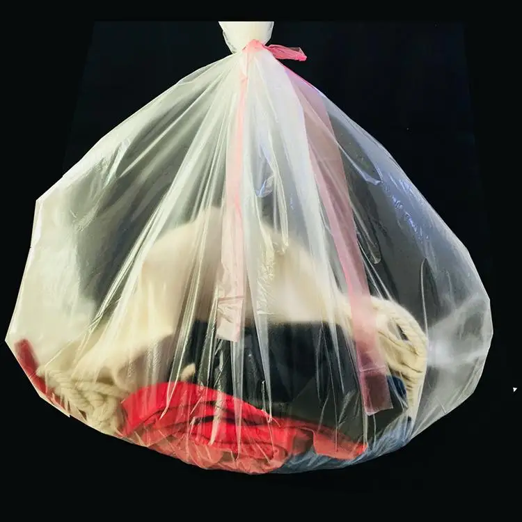 Biodegradable Water Soluble PVA Laundry Plastic Bag For Hospital Packing Packaging