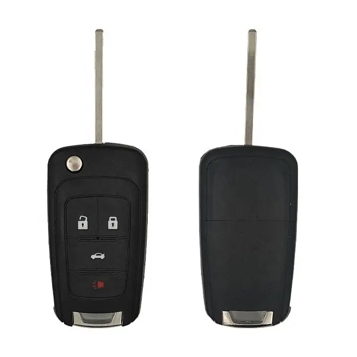 2010~2019 2 3 4 5 Button ASK 315MHz Folding Remote Key PCF7941E 46 CHIP HU100 With Recess 315 MHz For Buick remote key