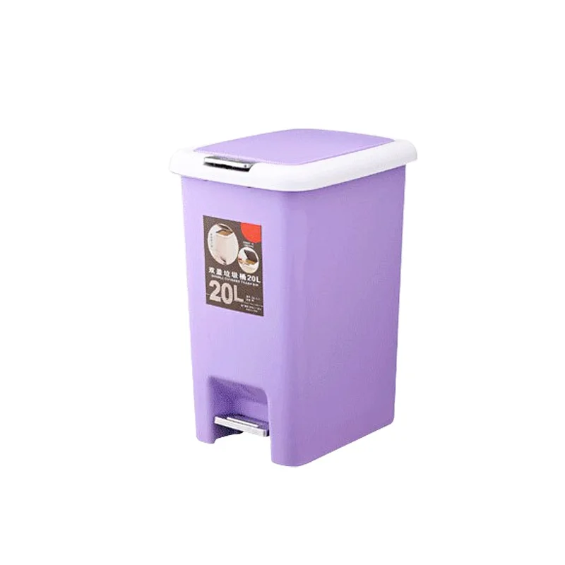 
Wholesale Factory Price Eco-friendly Household Plastic Trash Cans 