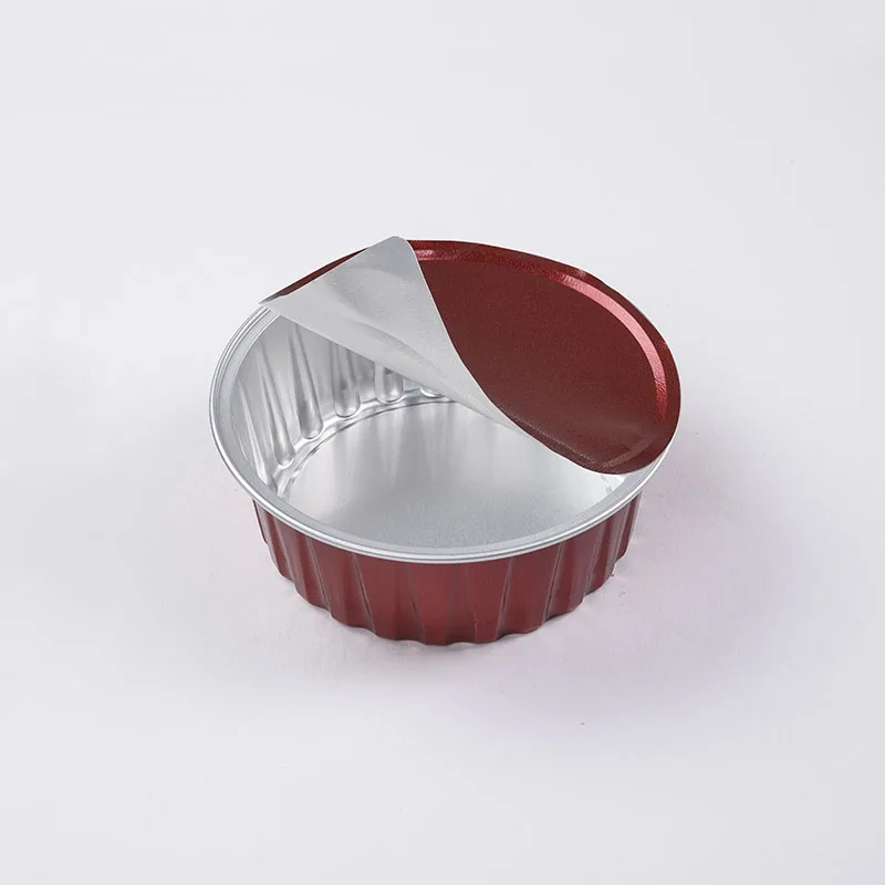 50ml Smooth Wall Red Airline Aluminum Foil Cup