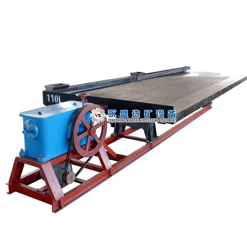 High big processing capacity shaking table for separating washing recycling copper scrap wire cable copper rice tin metal scrap