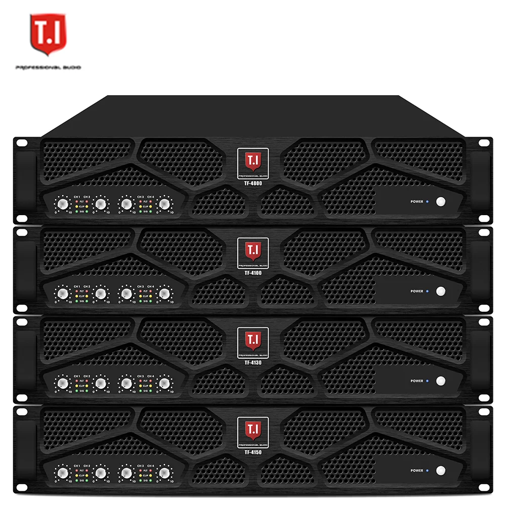 Высокомощный усилитель 4*1500 TF-4150 звуковая система динамики сценические пассивные усилители для концерта