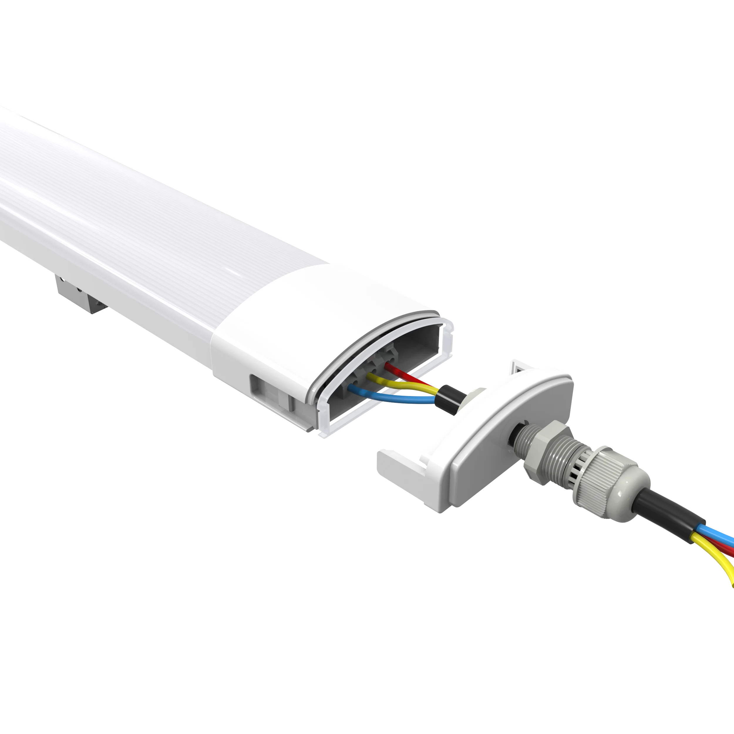 Ip65 светодиодный трехсторонний световой корпус 4FT 36W Светодиодный профильный фитинг