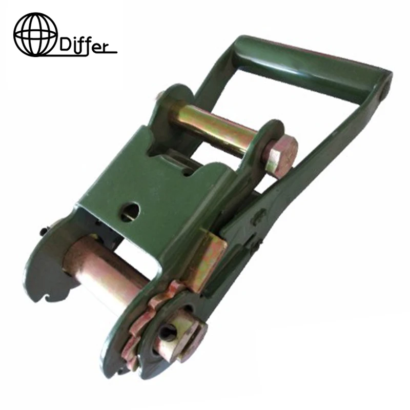 Ratchet Buckle 2 Inch 56 mm 6000 Kgs  Ratchet Tie Down Stainless Rubber Handle Polyester Belt Ratchet Tie Down