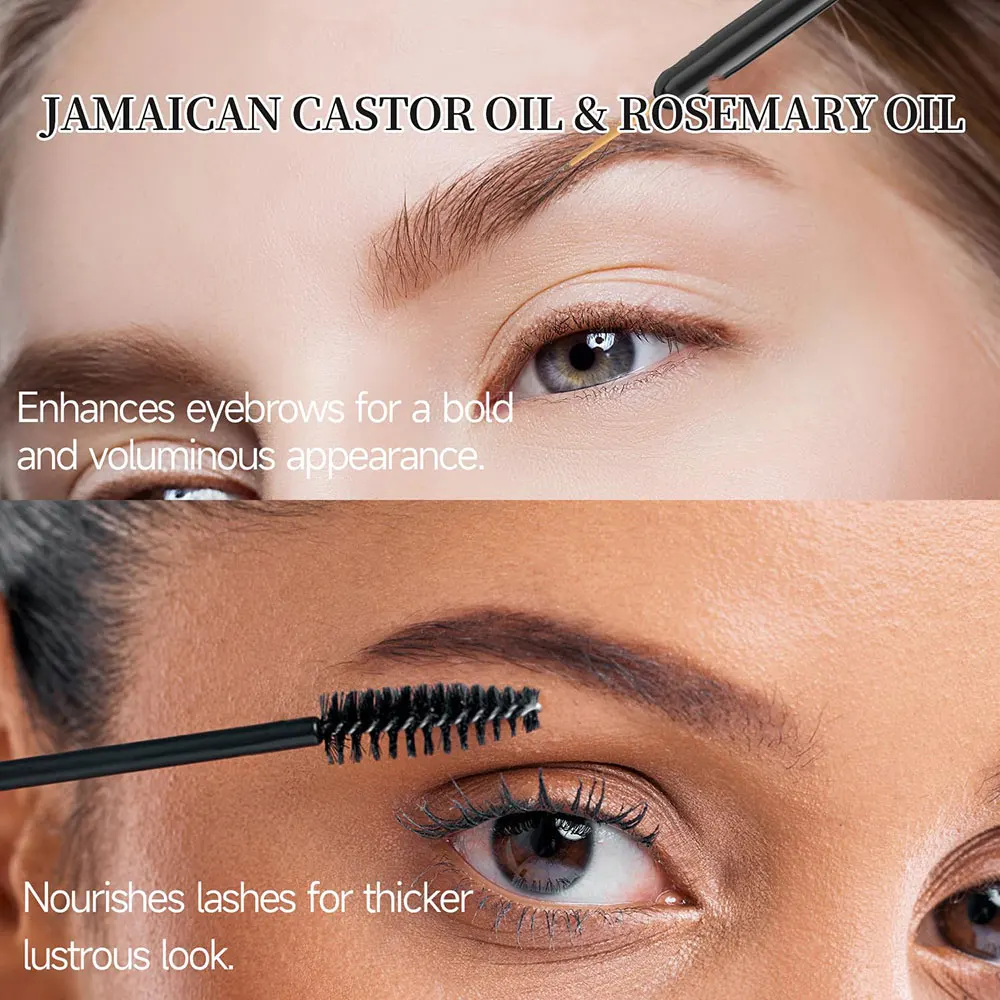 Hot Sale Jamaican Black Castor Oil with Rosemary,Black Castor Oil Cold Pressed,Organic Castor Oil for Hair Growth and Eyelashes