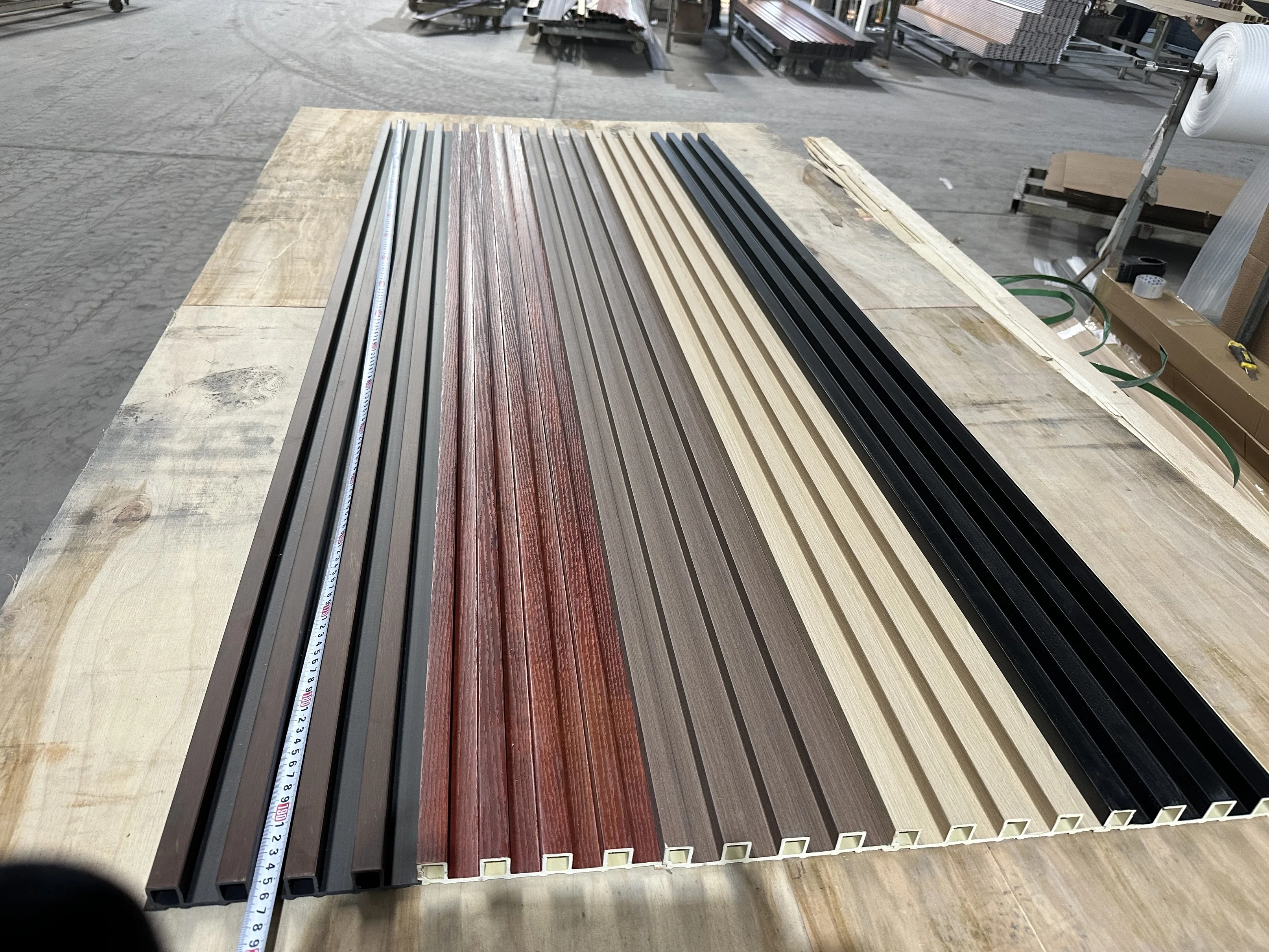 new arrival high strength engineered structural clear wood plastic composite WPC wall panel